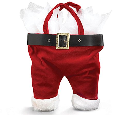 Burton & Burton Santa Pants One Size Tote Bag for Wine Bottle, Red by burton+BURTON - Used condition - US$5.76
