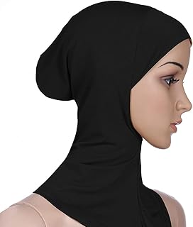 PRETYZOOM Frauen Einstellbare Muslim Hijab Neck Cover Schal Haube Innere Hijab Cap Full Cover Bone Lady Islamische Muslimi...