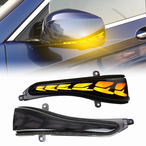PGTOPONE Side Mirror Light Led DRL Turn Signal Dynamic Sequential