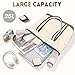 QYEPYUE Large Canvas Tote Bag for Women, Beach Bag with Zipper, Utility Tote Bag with 3 Front Pockets, Weekender Pool Bag