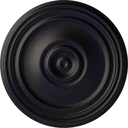 Ekena Millwork CM21RESGS Reece Ceiling Medallion, Steel Gray