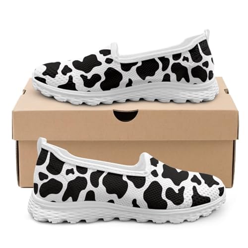 Women's Loafer Flats Breathable Mesh Shoes, Retro Loafer Slip On Walking Driving Shoes3