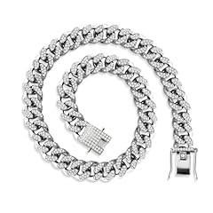 Silver Diamond Cuban Link