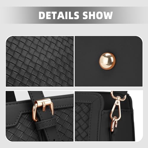 Bolso Tote para Laptop Mujer 15.6", Piel PU miniatura 6
