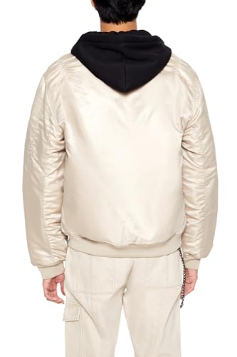 Forever 21 Men's Hooded Cargo Bomber Jacket4