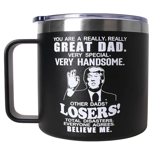 Presentes de pai da filha filho, presentes de aniversário do pai, dia dos pais, presentes de aniversário para o pai padrasto, sogro ele bônus papai pai, presente para homens, papai, avô, tio, padrasto, caneca preta de 400 ml