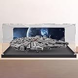 XNSHENGXAN Applicable to LEGO 75192 Millennium Falcon Acrylic Display Box, Model Display Case, Display Cases for Collectibles, Protect Your Collectibles from Dust with a Clear Showcase,Background a,3m