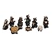 Kurt Adler Resin Nativity Bear, 4-Inch, Set of 9