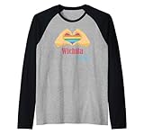 Photo Gallery retrò wichita kansas maglia con maniche raglan Photo Gallery retrò wichita kansas maglia con maniche raglan