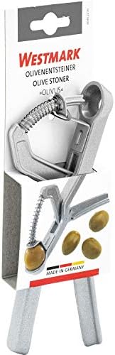 Westmark Olive Pitter, Practical Hand Tool With Spring, Length: 16.7 cm, Coated Aluminium, Olivus, 40402270