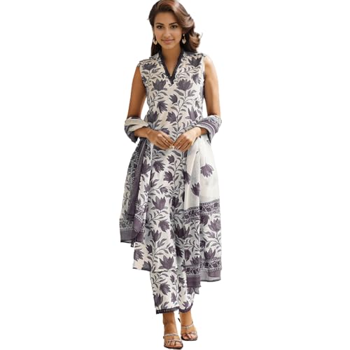 Image of SHIENZY Cotton Blend Kurta Set for Women