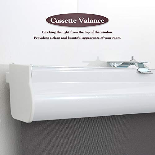 image for Grandekor Grey Blackout Shades Roller Shade Window Blinds, Black Out 9