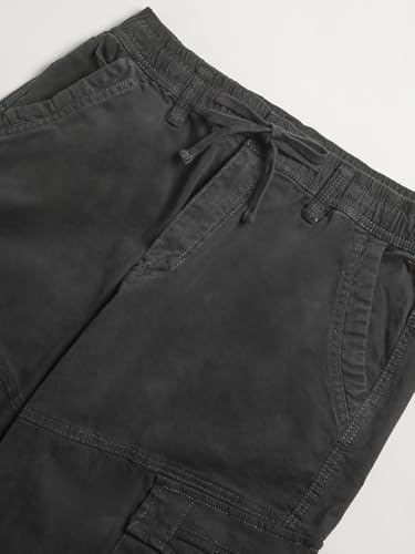 Image of Men's Navy Slim Fit Casual Cargo
