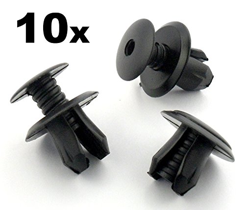 10 x Clips Panel Forro Negros Pack T4 T5 Transporter Eurovan - Remaches Plásticos - Coche Grapas - Franqueo libre! Cover