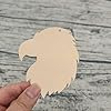 20pcs Wooden Eagle Head Shaped DIY Craft Cutouts Eagle Head Unfinished Wood Tags Ornaments for Wedding Birthday Home Party Decoration #3