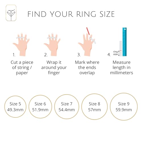 MAX + STONE 2 Carat Cubic Zirconia Anniversary or Engagement Ring for Women in 14k Solid White or Yellow Gold Three Stone CZ in Size 5 to 94