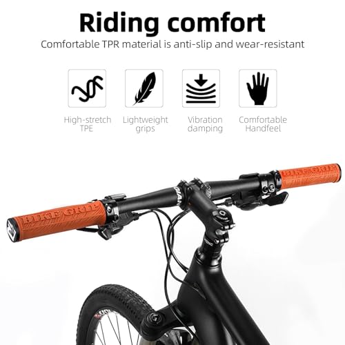ROCKBROS Double Lock-On Bike Handlebar Grips, 22.2mm by ROCKBROS - Used condition - Image 2