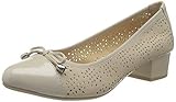  Caprice Leder 22501 Comfort Pumps, Beige (SAND COMB 336), 39 EU