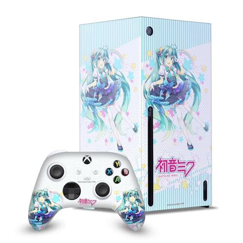 Skin Xbox Series X Hatsune Miku autocollant console et manettes par Head Case Designs