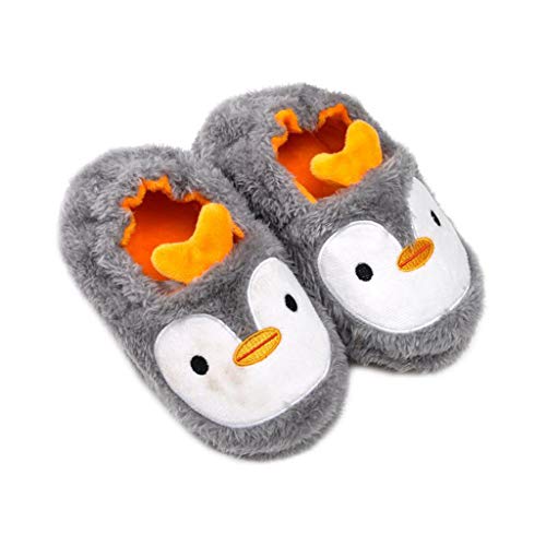 Realdo Kids Fluffy Fuzzy Slippers House Home Slippers For Boys And Girls Baby Warm Faux Fur Shoes Soft-Soled Sandals #TOP20