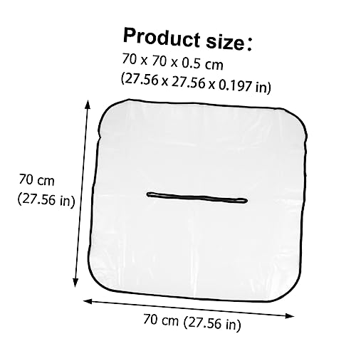 1Pc Transparent PVC Handbag Rain Cover for Outdoor Trips and Tours for Handbags and Tote Bags4