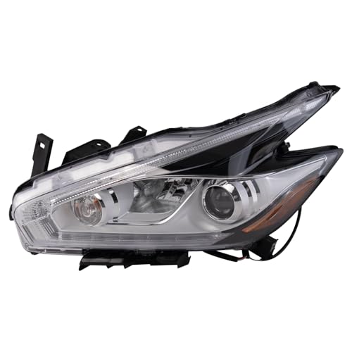 Image of TRQ Driver Side Headlight Assembly Halogen Compatible with 2015-2016 Nissan Murano NI2502232