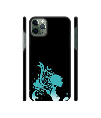 Image of Amazon Brand - Solimo Designer Lady Vector N 3D Printed Hard Back Case Mobile Cover for Apple iPhone 11 Pro Max