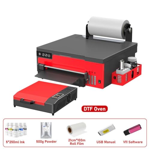 XP600 �v�����g�w�b�h������� A4 DTF ����@ DTF ����v���Z�X�ƌ݊����̂��� T �V���c�p�t�B�����M�]�ʃv�����^�[�ɒ���(color: Red Blue SET 3)