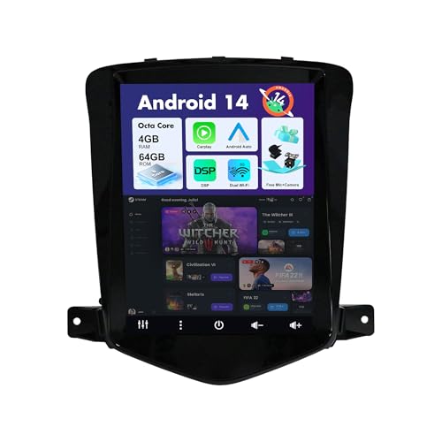 【ANDROID 14 , 8 CORE , 4G + 64G】 ①Android 14, 4GB RAM + 64GB ROM, CPU - Rockchip AC8257 A53 - Octa Core - 64bit Prozessor - 2,0 GHz. Potenza in uscita: Max 4x50W - Radio IC-TDA7786 - Amplificatore IC-TDA7388. ② GRATUITA Telecamera di backup LED | Microfono esterno.
