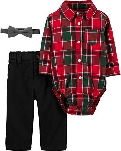 Set complet vêtement bébé garçon pantalon body gilet naissance
