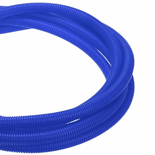 DMiotech 20ft Wire Loom Split Tubing 5/8 Inch(15.9mm) ID Blue
