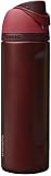 Owala FreeSip Insulated Stainless Steel Water Bottle with Straw, BPA-Free Sports Water Bottle, Great for Travel, 710ml, Black Cherry - 1