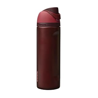 Owala FreeSip Insulated Stainless Steel Water Bottle with Straw, BPA-Free Sports Water Bottle, Great for Travel, 24 Oz, Black Cherry - Amazon product rated Grade A