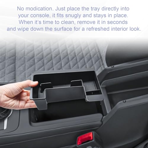 RUNROAD Center Console Organizer Tray for 2025 2026 VW Tiguan Accessories by RUNROAD - Used condition - Image 4