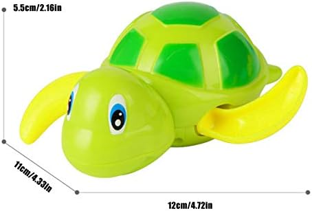 NATUCE 3PCS Baby Bath Toys, Clockwork Turtle For Toddlers Boys Girls, Wind Up Bath Toy, Water Toys Swimming Turtle, Clockwork Bathtub Pool Swimming Turtle, Kid Toddler Bath Toys Gift