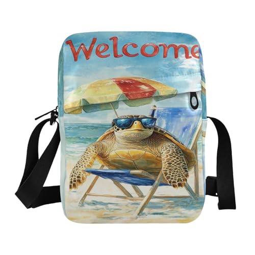 Turtle Beach messenger bag for women cross body bag for woman Casual Womens Purse Adjustable Strap for business work