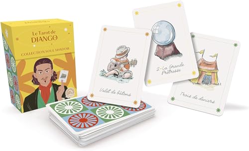 Bicycle Grimaud - Le Tarot de Django - Jeu de Cartes Oracle Divinatoire pour Débutants - Coaching Personal Découverte de SOI - Cartomancie - Colección Soul Shadow - 10033437