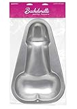 ASK GRANDPA GOURMET COFFEES Pecker Cake Pan Single - Silver, Party/Fun Style, Rectangular Baking Pan - Oven Safe, 11'L x 3.5'W x 2'D