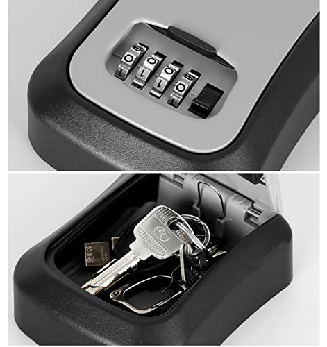 Mini Cofre de Parede com Segredo Lorben Senha Alterável Guarda Chaves Pequenos Objetos