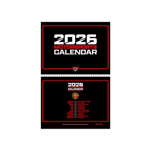 2026 Motorsports Wall Calendar | Full Formula Racing Schedule for