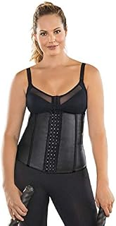Leonisa Women's Latex Waist Trainer, Black, Large