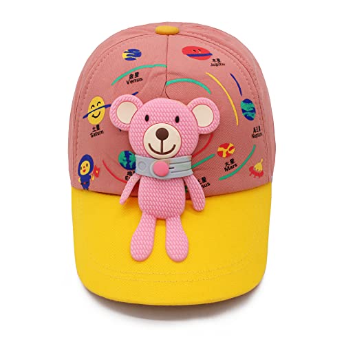 Image of VRITRAZ Unisex Kids Baseball Cap | Soft Cotton Adjustable Sun Hat for Boys & Girls | Casual Outdoor Summer Wear (4-12 Year)