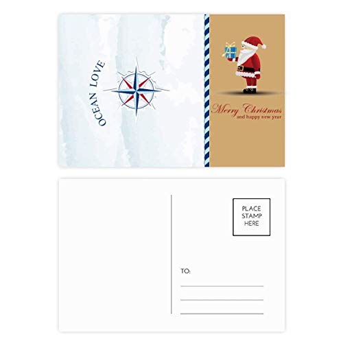 Cartes postales boussole océan de qualité supérieure lot de 20