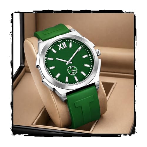 Image of styledose Men's Watch Analog Quartz with Chronograph & Silicone Strap -Casual & Formal Wrist Watch for Men