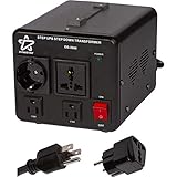 Dynastar Step Up & Step Down Voltage Converter and Transformer, 110-220 to 220-240 Volts; Heavy Duty, Extra Durable Lifetime Coil, 5-Year-Warranty, 3500 Watts