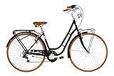 Sella royal - rvs antiwater Alpina Bike, Bicicletta Donna America, Nero, 28\