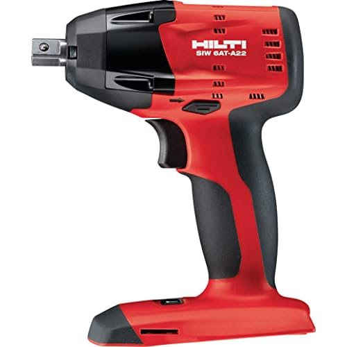 Hilti SIW 6AT-A22 1/2″ Cordless Impact Wrench, Light-Torque 22V brushless Impact Wrench, 1/2″ Detent Anvil, Tool only, 157 ft-lbs max. Torque (2112642)