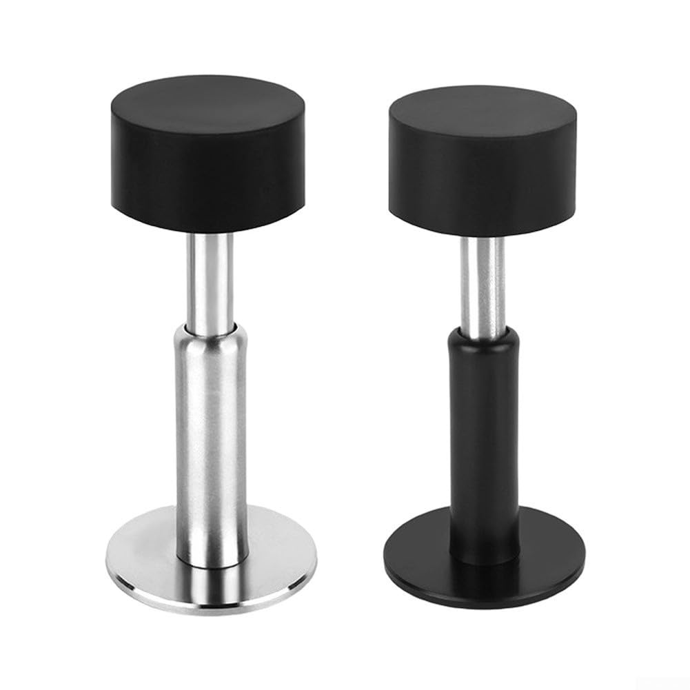 Topes Puerta Adhesivos Silicona 2 Unidades Anti-Ruido(black)