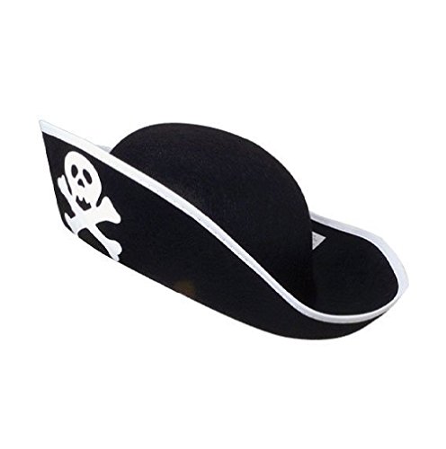 US Toy Felt Pirate Hat (4-Pack)
