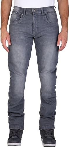 Modeka Glenn 2 Vaqueros de moto (Gray,Short 32)
